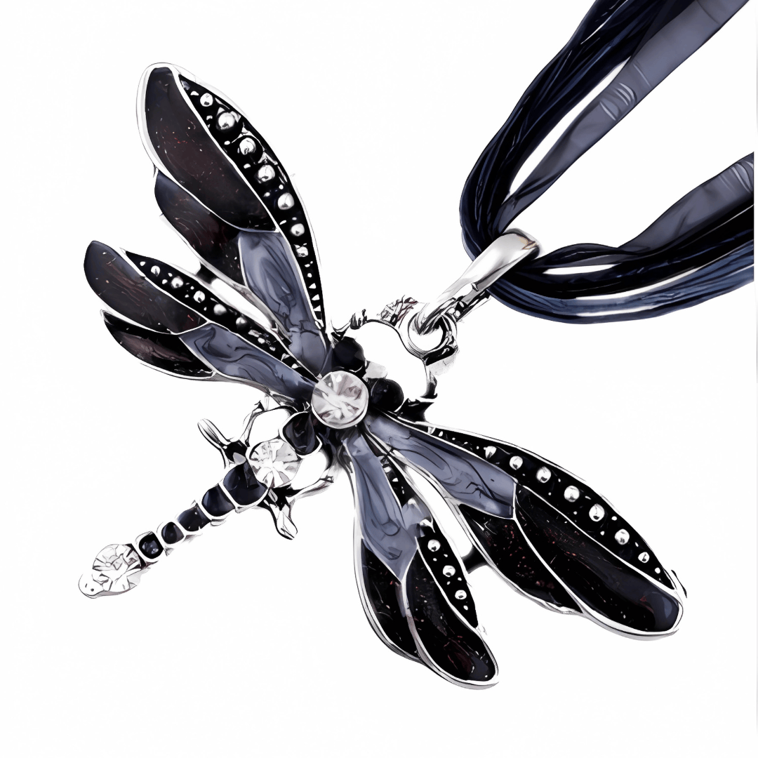 Mystic Crystal Dragonfly Necklace