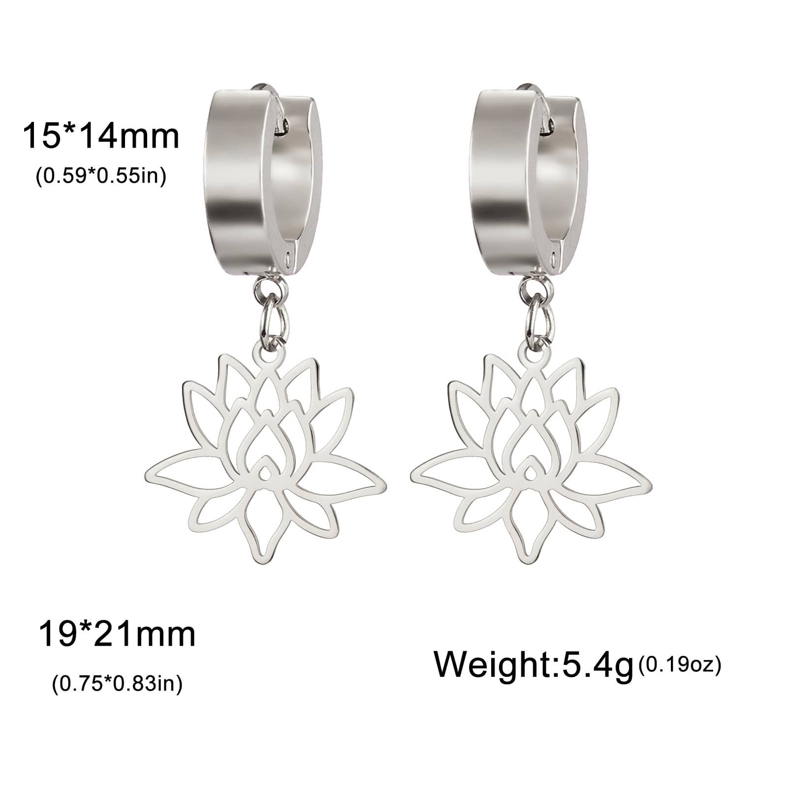 Lotus Radiance Bloom Earrings