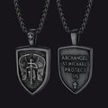 Shield Archangel St. Michael Protection Necklace for