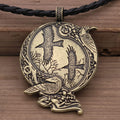 Raven���s Wisdom Celtic Knot Necklace