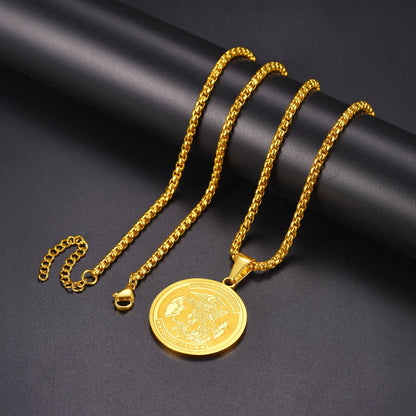 Catholic St. Michael Necklace Medal for