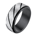 Rotatable Fidget Ring for Anxiety Stainless Steel