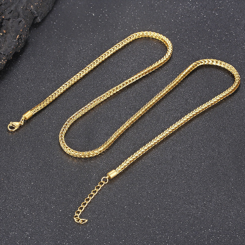 66 Cm Link Chain Stainless Steel Necklace