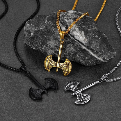Flash Viking Axe Necklace Amulet Pendant Gift for