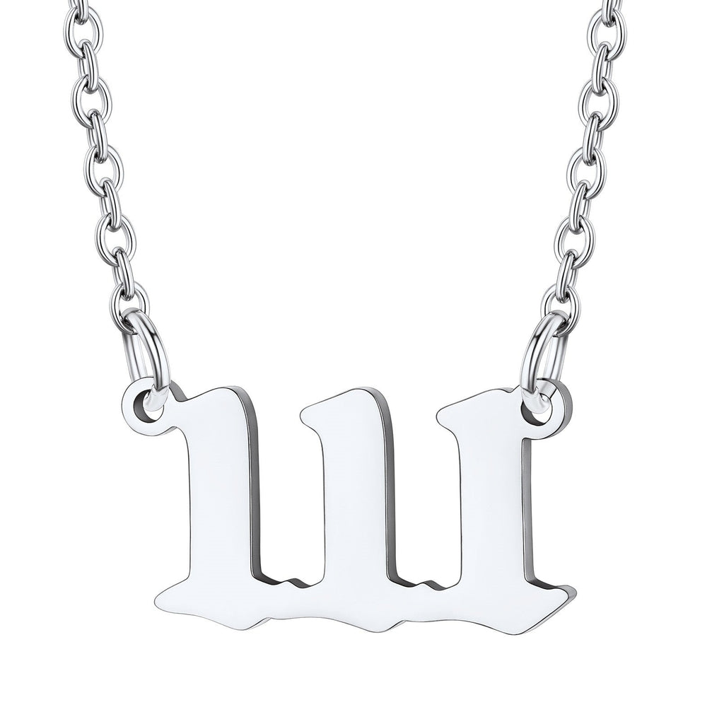 Personalized Angel Number Necklace for