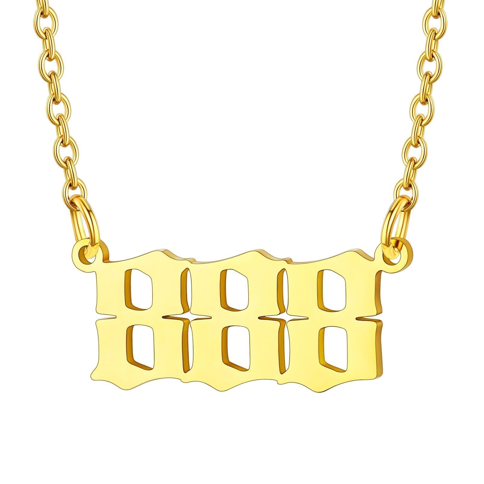 Personalized Angel Number Necklace for