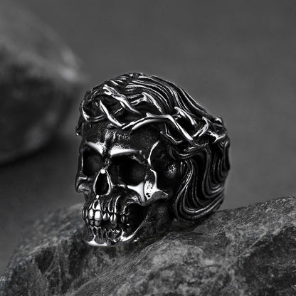 Christian Jesus Crown of Thorns Ring for