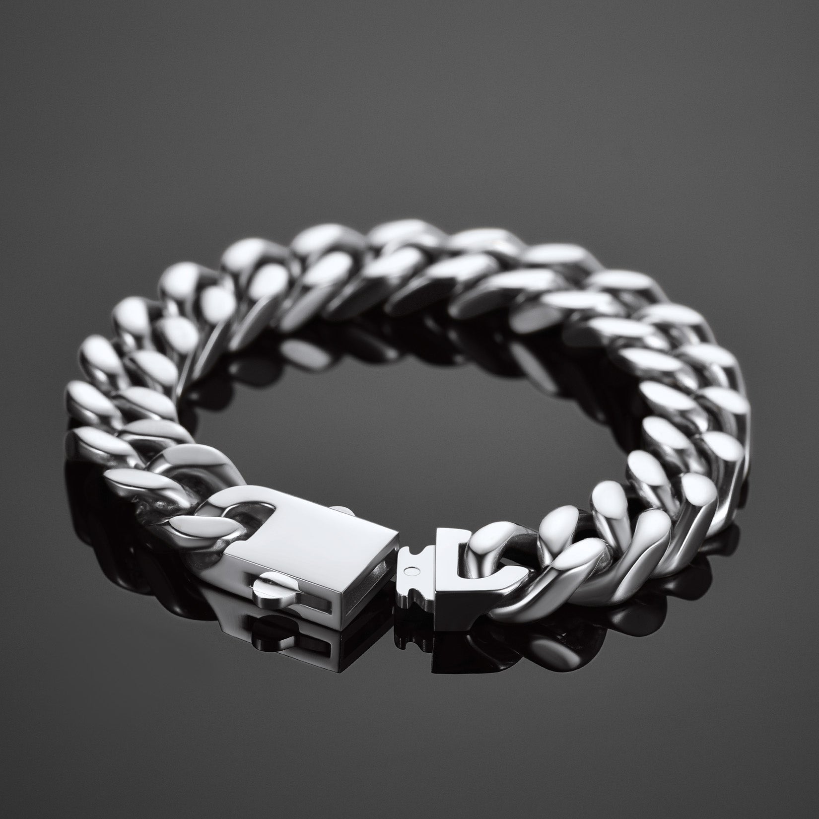 Miami Cuban Link Chain Bracelet 5/7/9/12mm Width for
