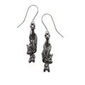 Awaiting the Eventide Alchemy Gothic Bat Earrings