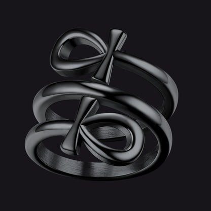 Egyptian Ankh Cross Rings Amulet Jewelry for