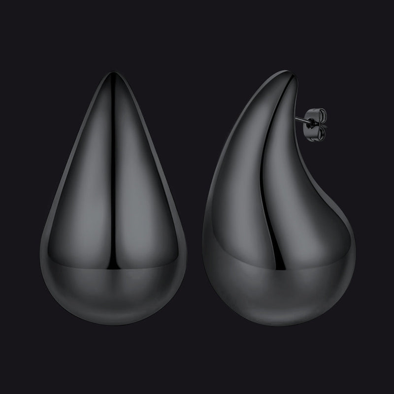 Water Droplets Stud Earrings for 10/20/30mm
