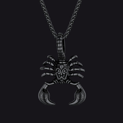 Celtic Knot Scorpion Pendant Necklace for