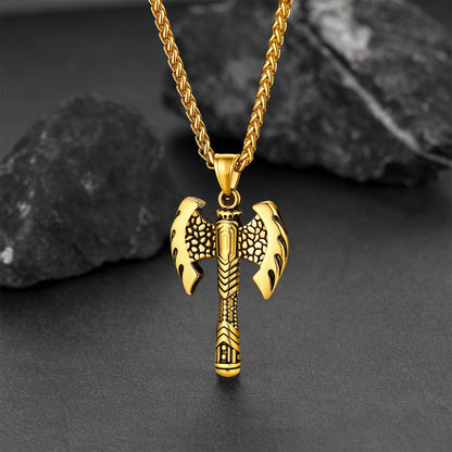 Norse Viking Axe of Perun Necklace Amulet
