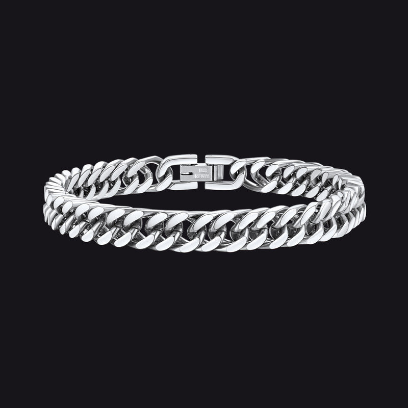 Thick Cuban Link Bracelet for in Stainless Steel