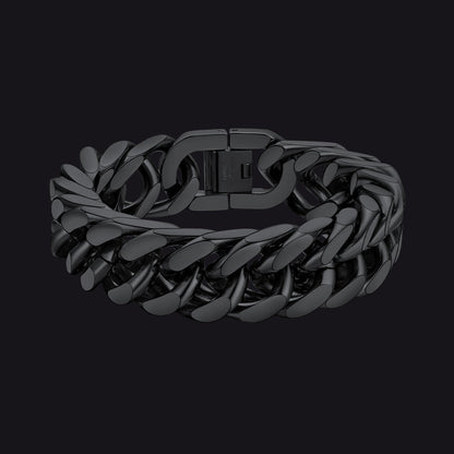 Thick Cuban Link Bracelet for in Stainless Steel