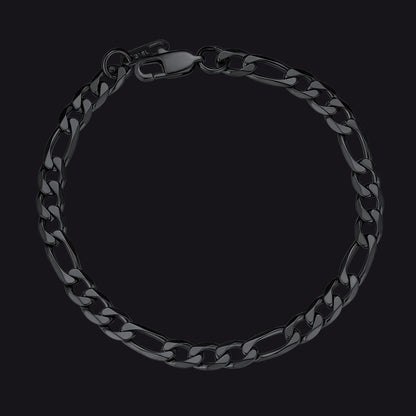 Figaro Link Bracelet for in Stainless Steel