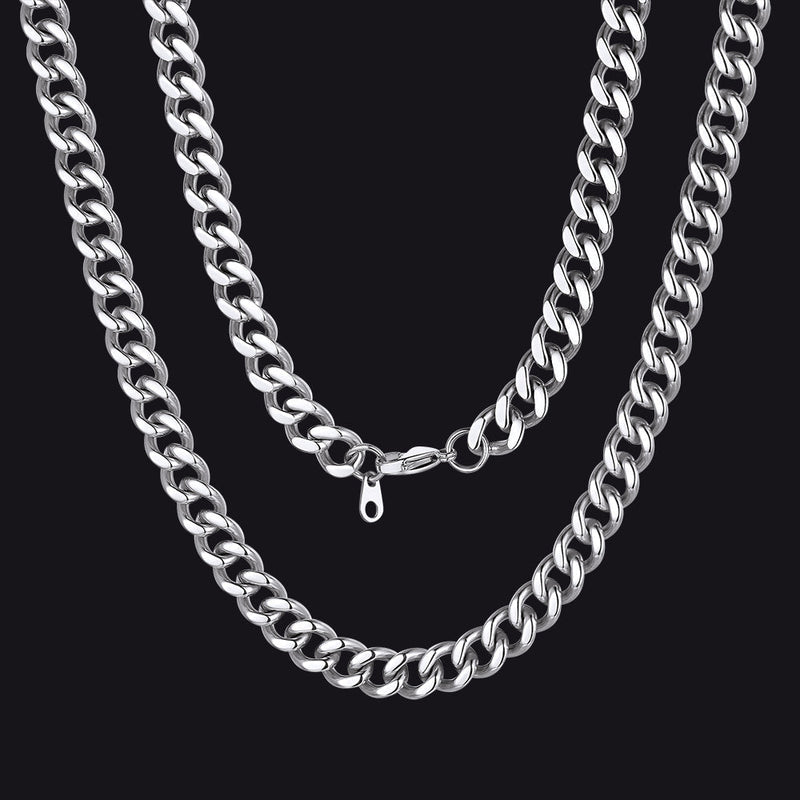 Sturdy Cuban Chain Necklace for 5/7/9/12mm Width