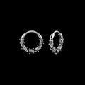 Barb Wire Hoop Earrings
