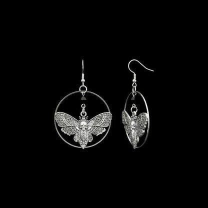 Halo Moth Earrings