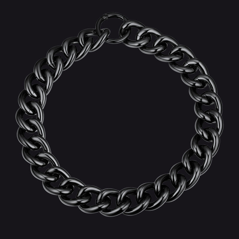 23mm Wide Chain Choker Necklace for