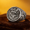 Masonic Temple Rose Ring