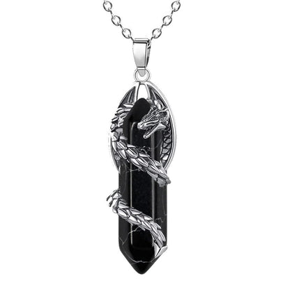 Celestial Dragonfang Crystal Necklace