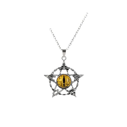 Pentacle of the Dragon���s Gaze Necklace