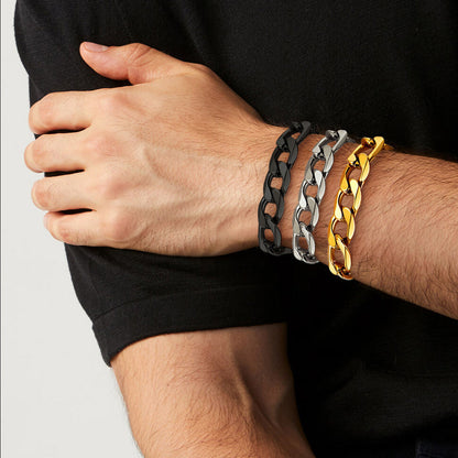Figaro Link Bracelet for in Stainless Steel