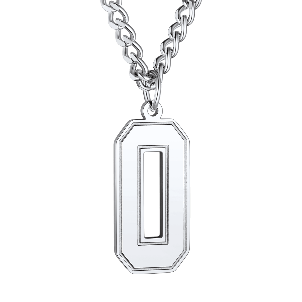 Personalized Sports Jersey Number Chain Necklace for Sport Fans