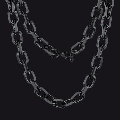 Classic Rolo Cable Link Chain Necklace Stainless Steel Chain for