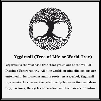 Tree of Life Signet Stainless Steel Viking Ring