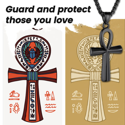 Egyptian Coptic Ankh Cross Necklace for