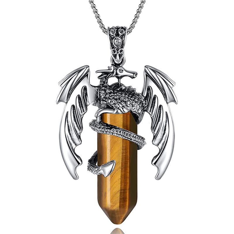 Wyrm���s Embrace Crystal Necklace