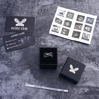 Cobra Twist Snake Stainless Steel Ring
