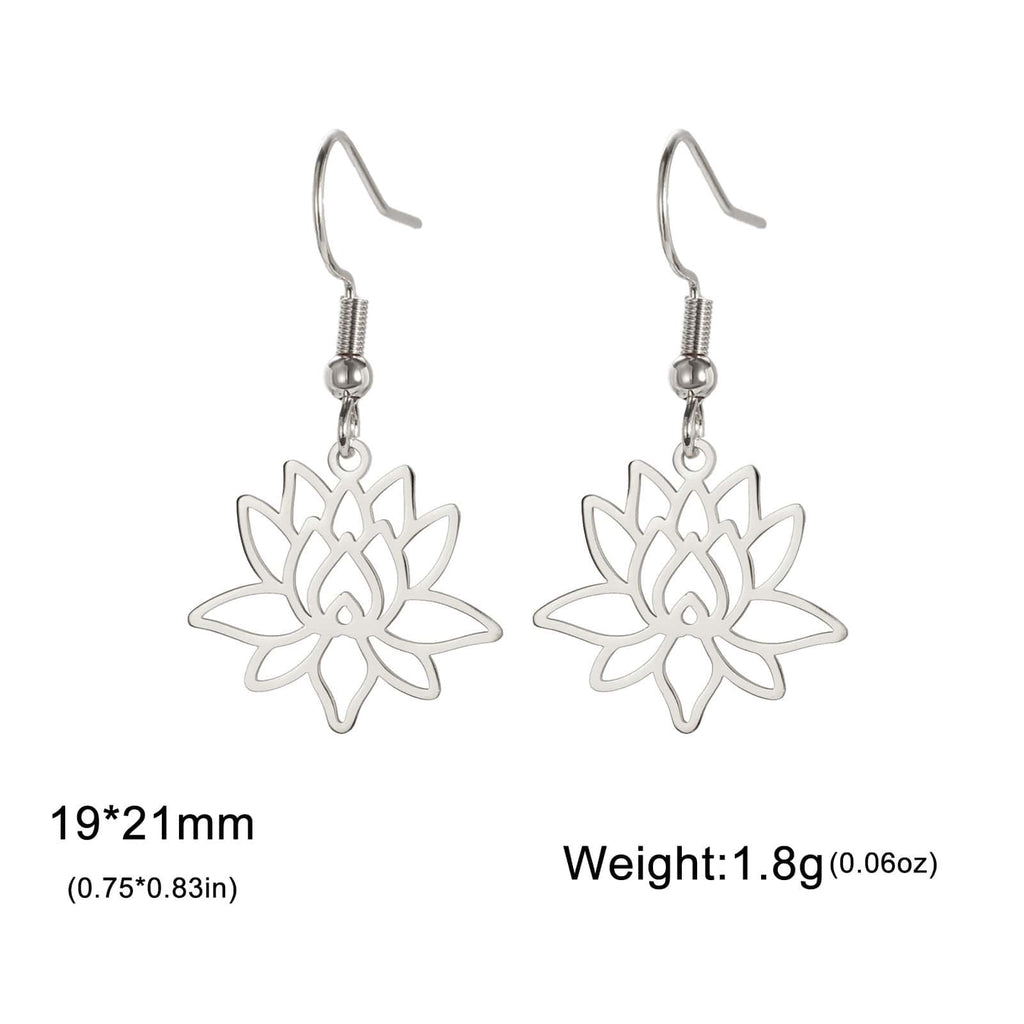 Lotus Radiance Bloom Earrings