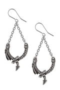 Dragon's Lure Dropper Earrings With Intricate Dragon Design