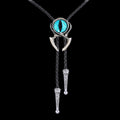 Eye Gem-set Alloy Cowboy Bolo Tie