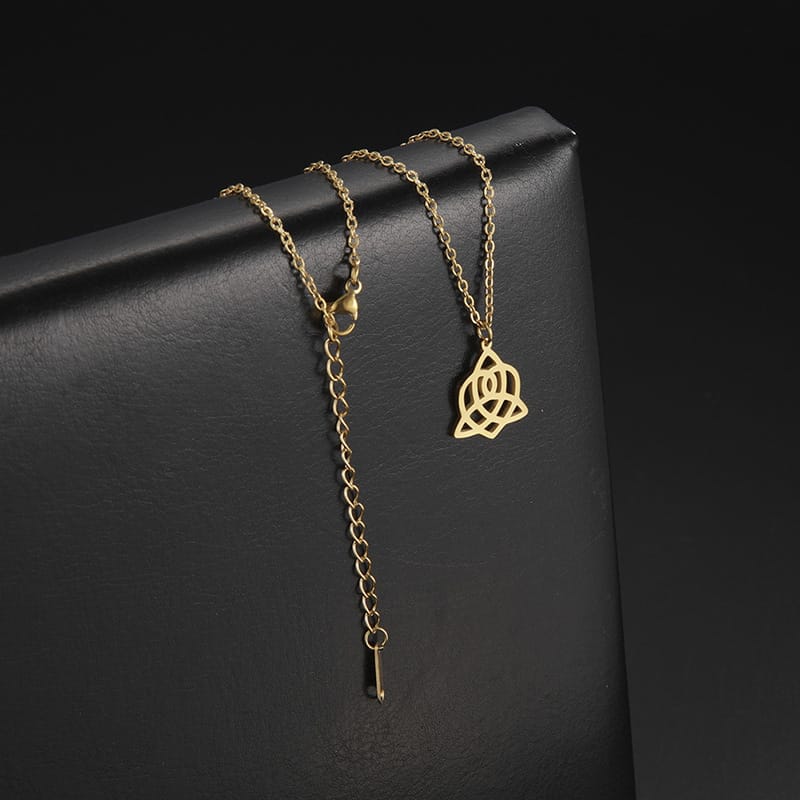 Eternal Love Triquetra Heart Necklace