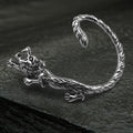 Ferocious Wolf Stainless Steel Stud Earrings