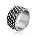 Gothic Style Stainless Steel Interwoven Ring / and Finger Jewelry