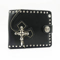 Gothic Skull Sword Pu Leather Wallet