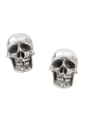 Grim Skull Ear Studs With Surgical Steel Posts