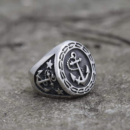Anchor Stainless Steel Marine Ring