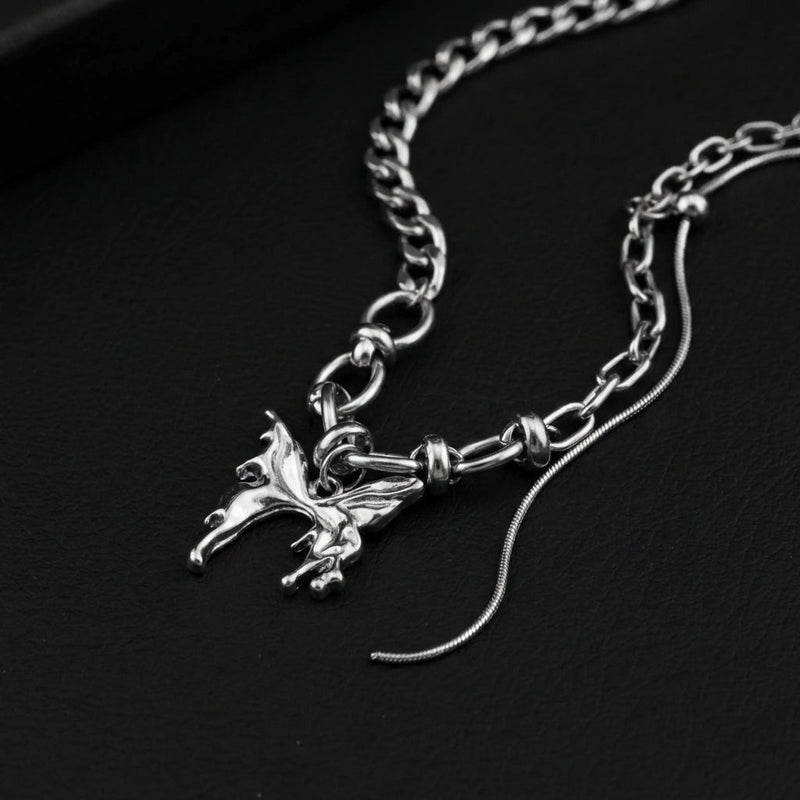 Midnight Flutter Necklace