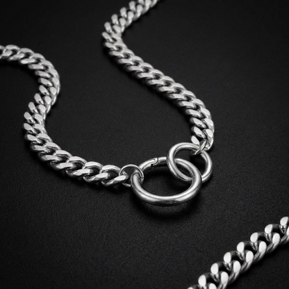 Double Hoop Choker