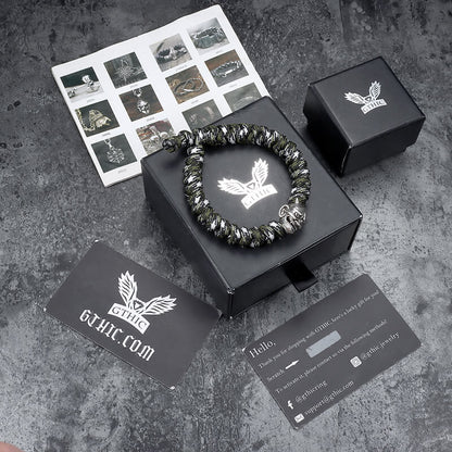 Japanese Oni Alloy 7 Core Paracord Bracelet