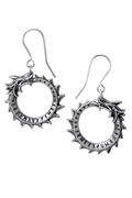Jormungand Earrings With Norse Ouroboros Serpent Design