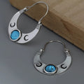 Crescent Goddess Moon Earrings