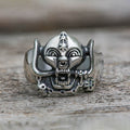 Mot��rhead Stainless Steel Warpig Finger Ring