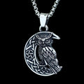 Pentagram Luna Owl Pendant